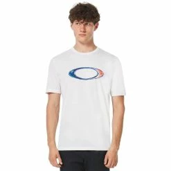Oakley Tee Marble Ellipse - Blanc