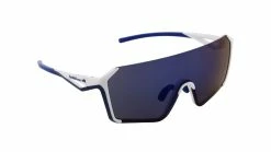 Red Bull SPECT Lunettes De Soleil Jaden - Matt White&Blue/Dark Blue Revo -Lunettes boutique en ligne 19CGOogB5hrBfJX