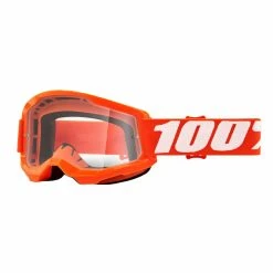 100% Strata 2 Goggle - Lentille Claire - Orange