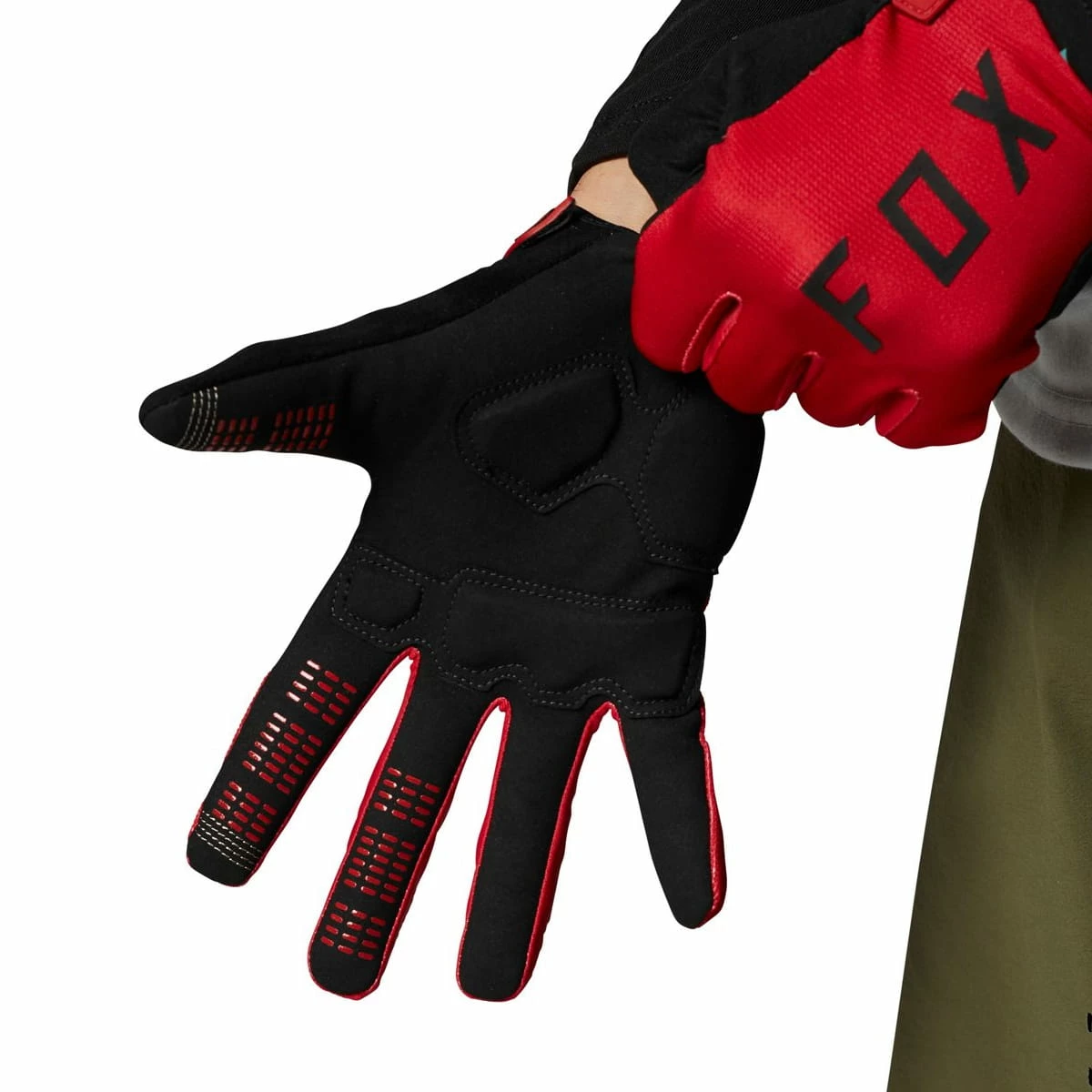 Fox Racing Ranger Gel - Gants - Chili - Rouge 4 Fox Racing Ranger Gel - Gants - Chili - Rouge – Image 2