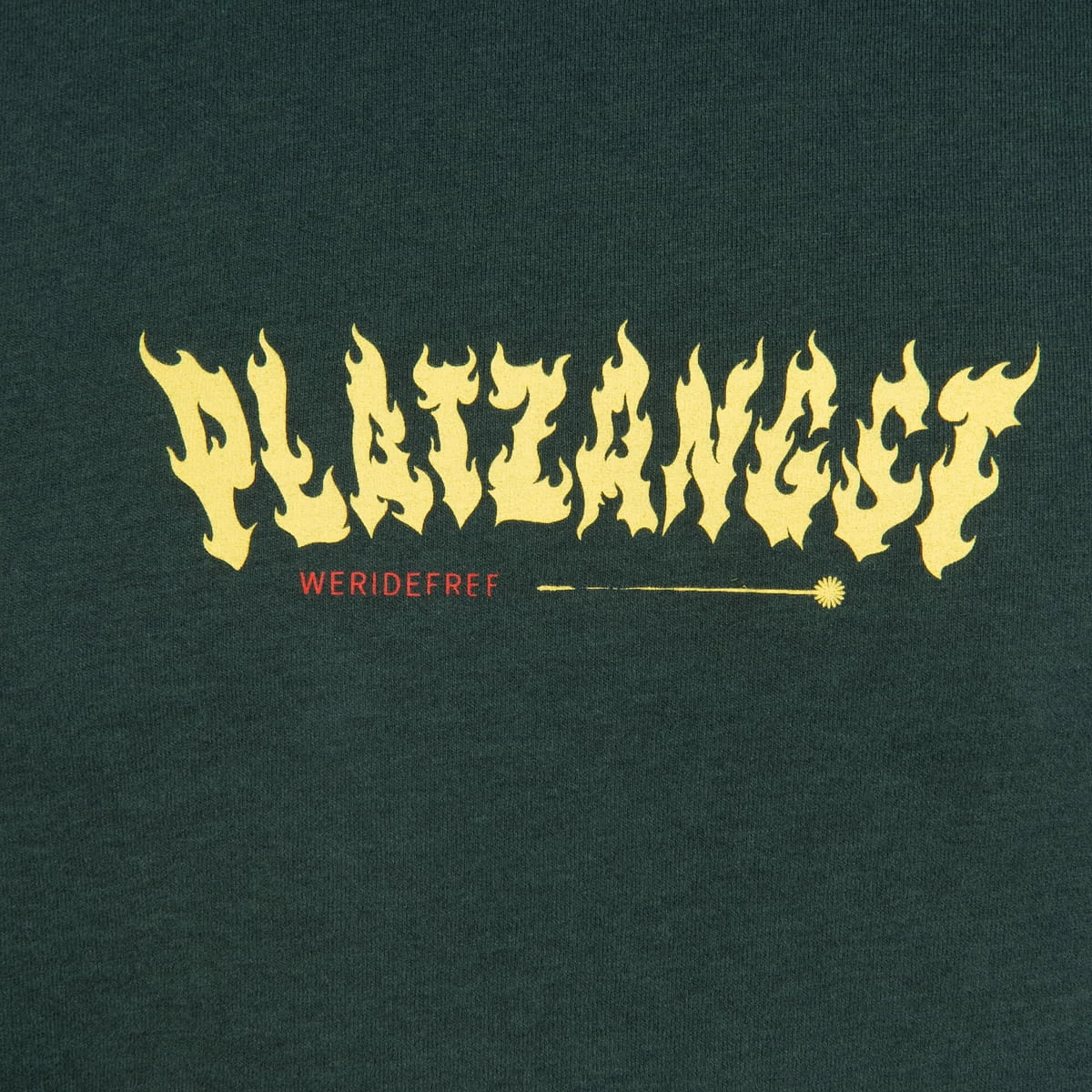 PLATZANGST T-Shirt Flamme - Vert 4 PLATZANGST T-Shirt Flamme - Vert – Image 2