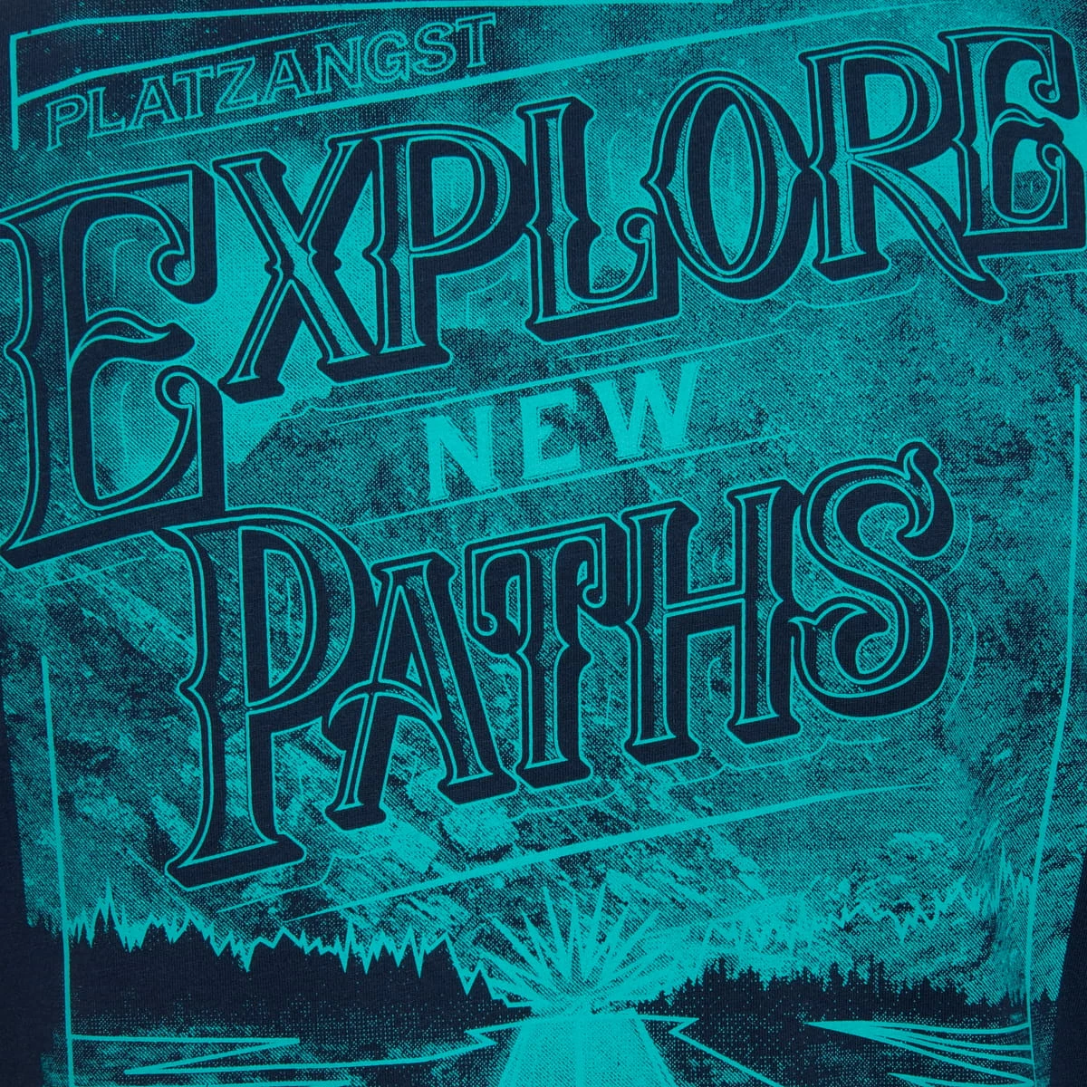 PLATZANGST T-Shirt Explore - Bleu 8 PLATZANGST T-Shirt Explore - Bleu – Image 6