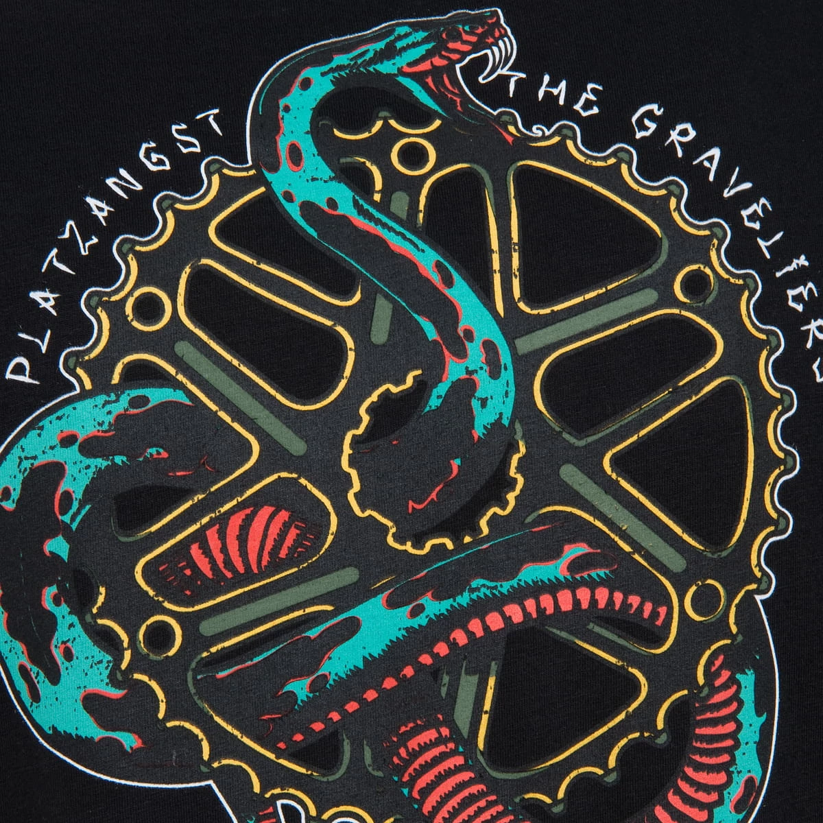 PLATZANGST T-shirt "Snake" - Noir 6 PLATZANGST T-shirt "Snake" - Noir – Image 4