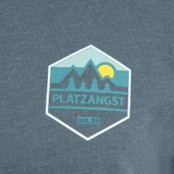 PLATZANGST T-Shirt Go Wild - Bleu -Lunettes boutique en ligne 4051053362160 0064