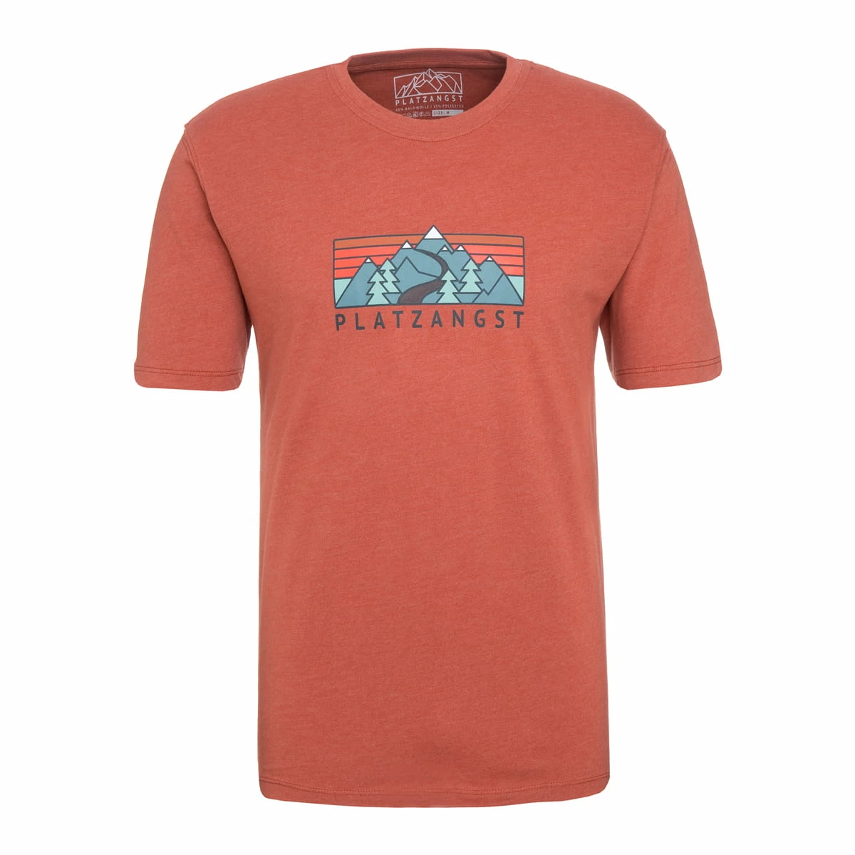 PLATZANGST T-Shirt Logo Gravel - Orange 5 PLATZANGST T-Shirt Logo Gravel - Orange – Image 3