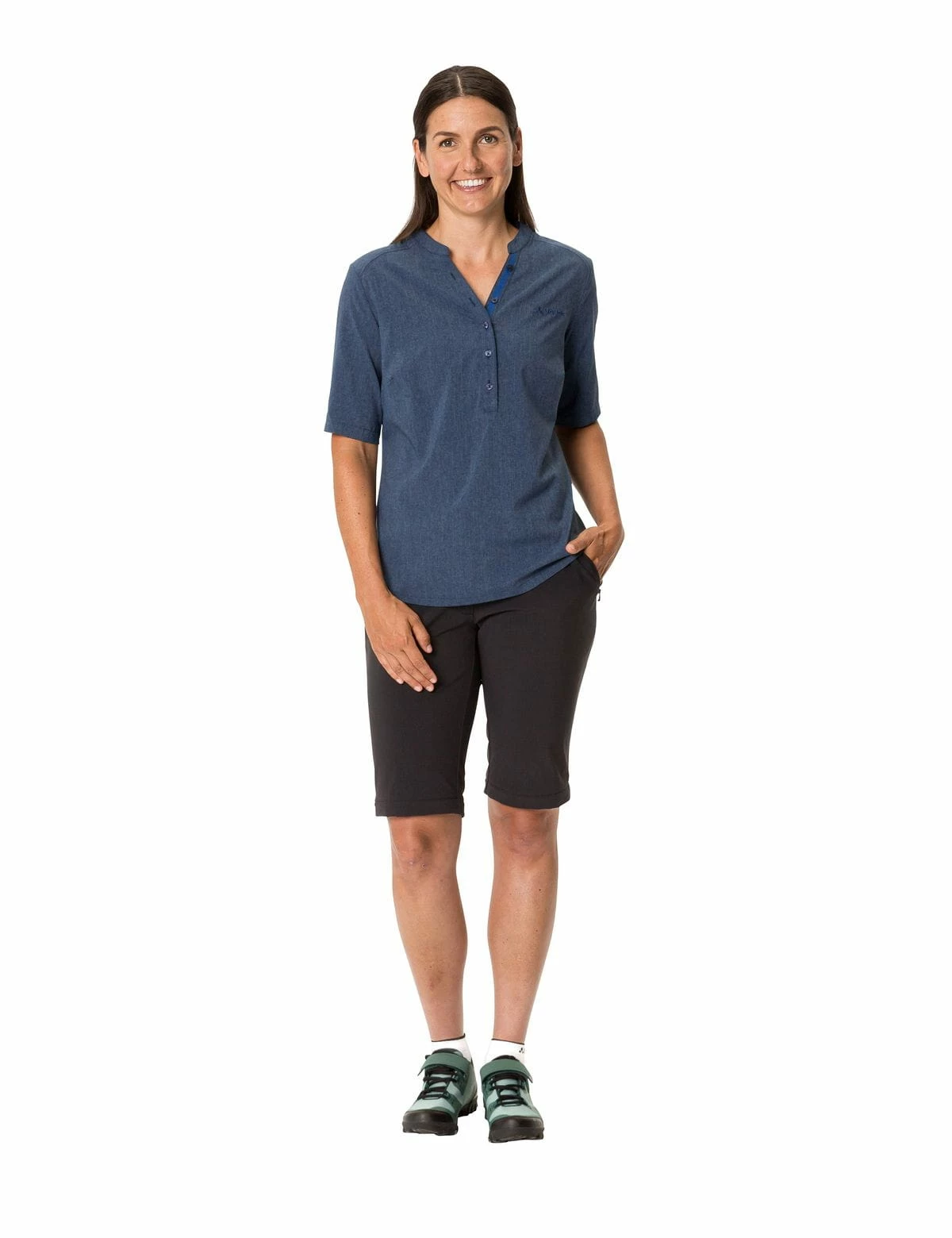 VAUDE Turifo II Chemise Femme - Mer Noire 9 VAUDE Turifo II Chemise Femme - Mer Noire – Image 7