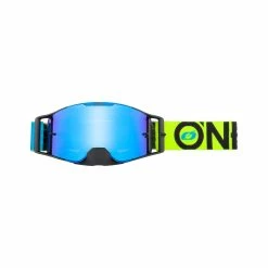 Oneal B-30 Bold - Radium Blue - Lunettes De Protection - Bleu/Jaune Fluo