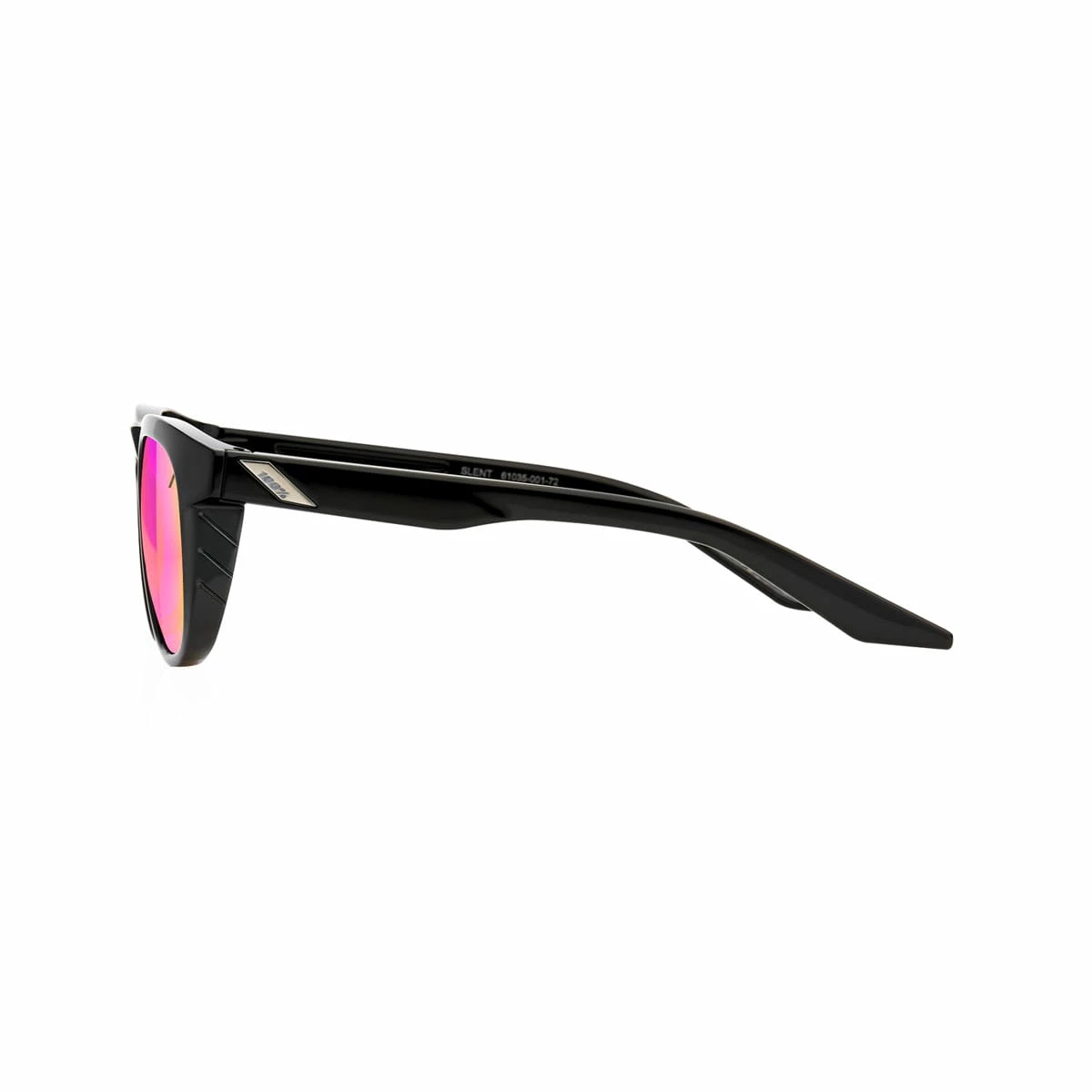 100% Lunettes De Soleil Slent - Verre Miroir - Noir 5 100% Lunettes De Soleil Slent - Verre Miroir - Noir – Image 3