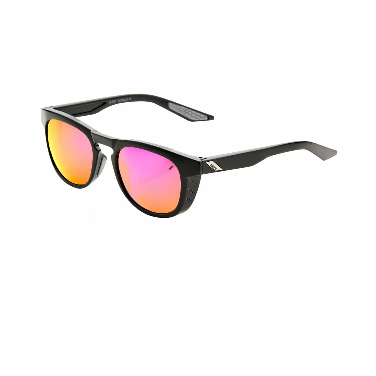 100% Lunettes De Soleil Slent - Verre Miroir - Noir 3 100% Lunettes De Soleil Slent - Verre Miroir - Noir
