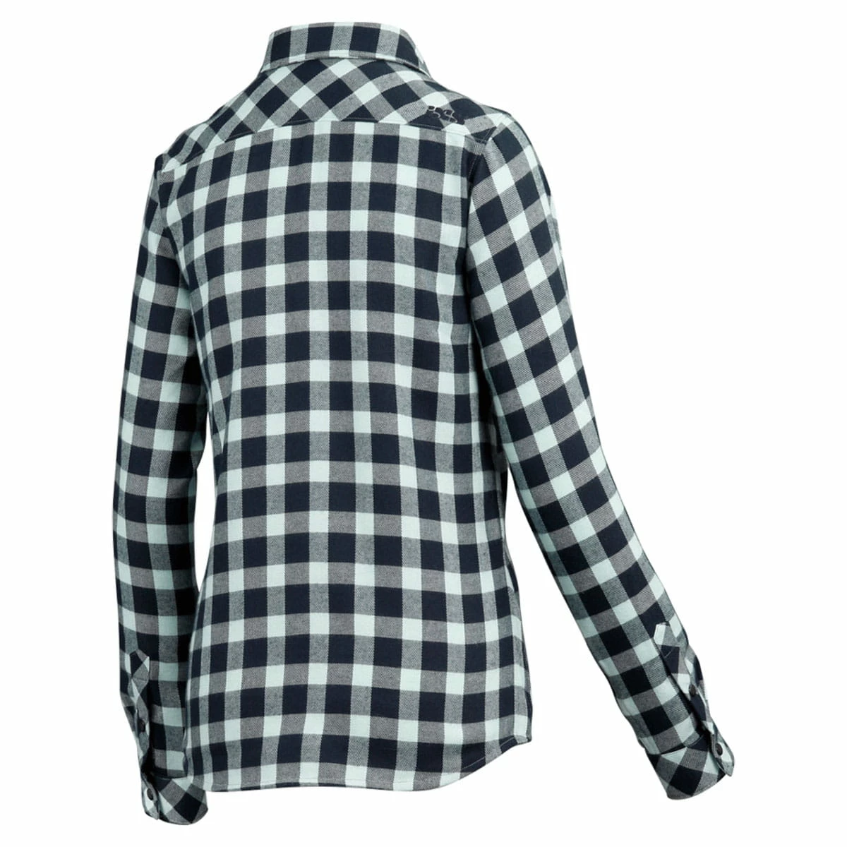 IXS Chemise En Flanelle Pour Femmes Escapee - Aqua/Navy 4 IXS Chemise En Flanelle Pour Femmes Escapee - Aqua/Navy – Image 2