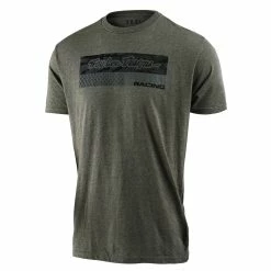 TLD - Troy Lee Designs T-shirt Racing Block Fade - Sage Black Heather - Gris/Noir