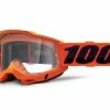 100% Accuri 2 Goggle - Lentille Claire - Neon Orange 1 100% Accuri 2 Goggle - Lentille Claire - Neon Orange -Lunettes boutique en ligne Accuri2Goggle ClearLens NeonOrange 1