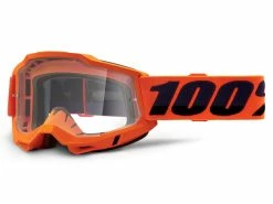 100% Accuri 2 OTG Goggle - Lentille Claire - Neon Orange