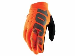 100% Gants Thermiques Brisker - Orange/black