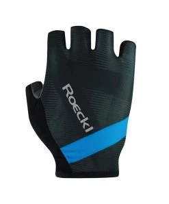 Roeckl Gants Busano - Noir/bleu Ibiza