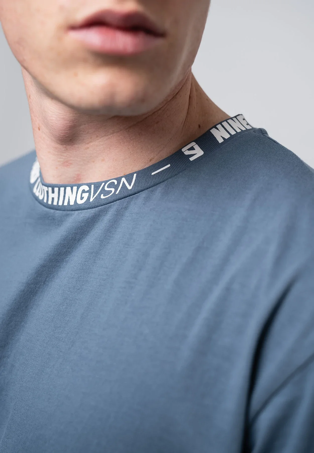 Nineyard STREET . Colted T-Shirt - Used Greyblue 5 Nineyard STREET . Colted T-Shirt - Used Greyblue – Image 3