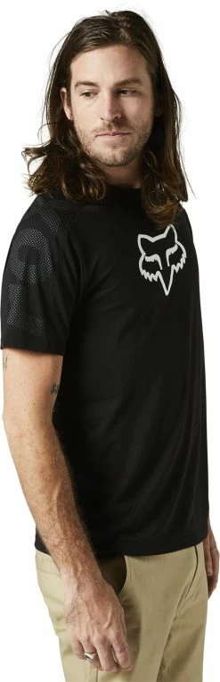 Fox Racing Dvide SS Tech Tee Noir -Lunettes boutique en ligne DvideSSTechTeeBlack 3