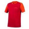 Endura GV500 T-Shirt Foyle - Rouge -Lunettes boutique en ligne E5084RR 1