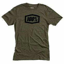100% T-shirt Essentiel - Vert/Noir