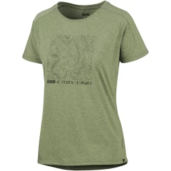 IXS Flow Women Tech Tee Contour Olive