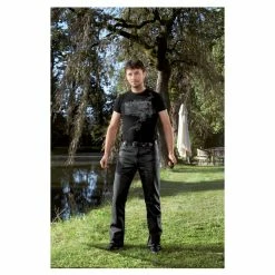 GMS Jeans En Cuir - Noir -Lunettes boutique en ligne GMSLederjeans schwarz 2