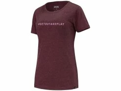 IXS Getoutandplay T-shirt En Coton Organique Pour Femme - Raisin
