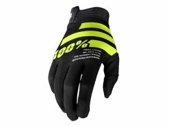 100% Gants ITrack - Noirs/jaunes
