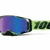 100% Lunettes De Protection Armega Anti Fog - Green/Black/Uruma -Lunettes boutique en ligne HU GOG 0042 uruma