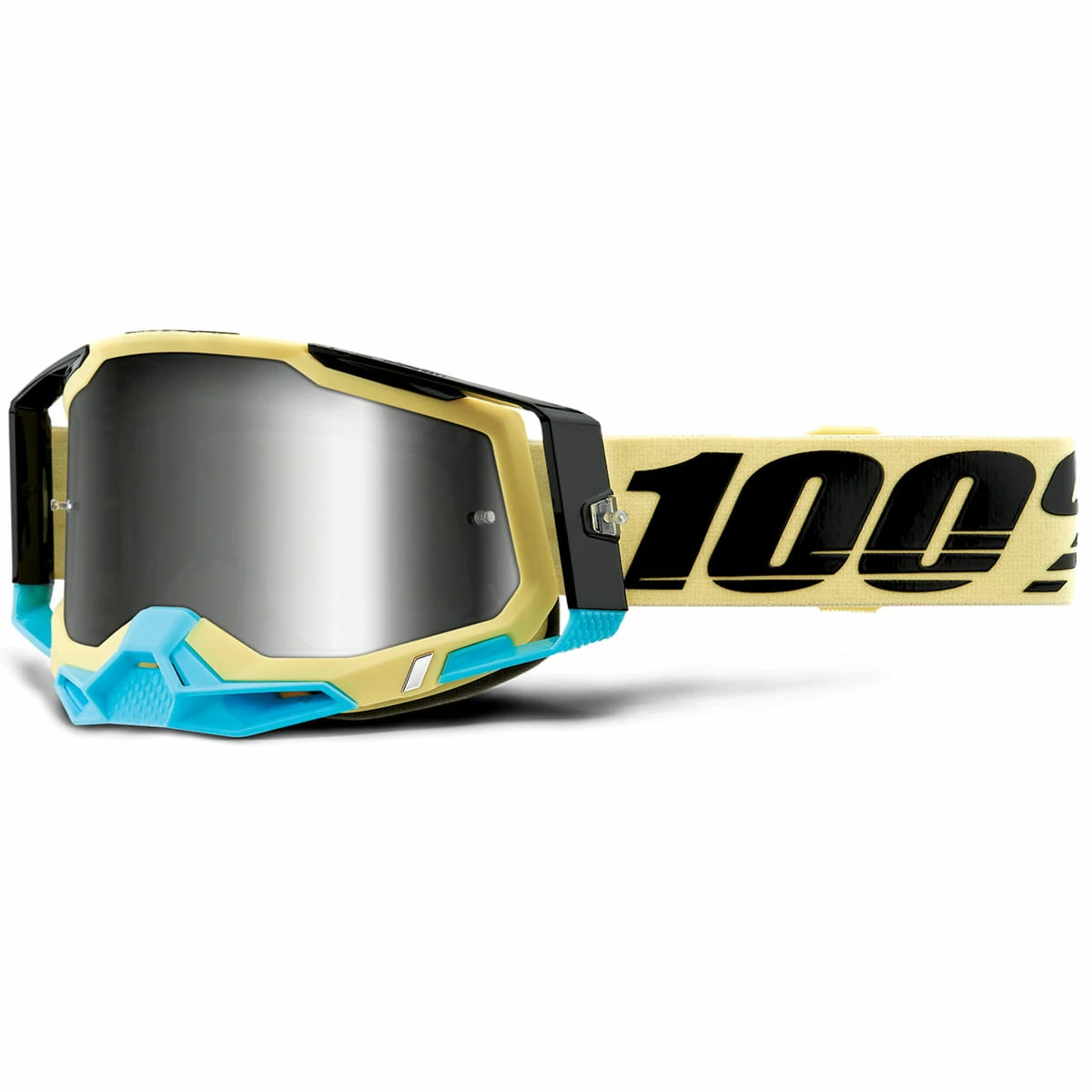 100% Lunettes De Protection Anti-buée Racecraft Gen. 2 - Yellow/Blue 3 100% Lunettes De Protection Anti-buée Racecraft Gen. 2 - Yellow/Blue