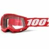 100% Lunettes De Protection Anti-buée Accuri OTG Gen.2 Clear - Neon Red -Lunettes boutique en ligne HU GOG 0051 neon red