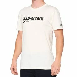 100% Scroll Tech Tee - T-shirt Fonctionnel - Craie - Blanc