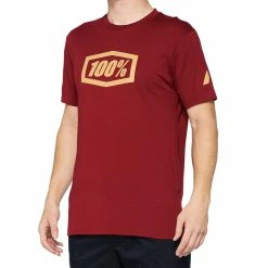 100% Essential - T-shirt - Brick - Rouge/Orange