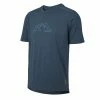 IXS T-Shirt Flow Tech Mountainlogo - Bleu -Lunettes boutique en ligne IX JER 2352 blau