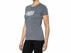 100% T-shirt Icon Womens - Heather Grey