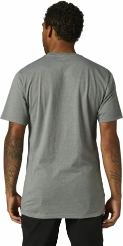 Fox Racing Legacy Fox Head SS Tee Heather Graphite -Lunettes boutique en ligne LegacyFoxHeadSSTeeHeatherGraphite 2