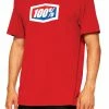 100% T-shirt Officiel - Red 1 100% T-shirt Officiel - Red -Lunettes boutique en ligne OfficialT Shirt red 1