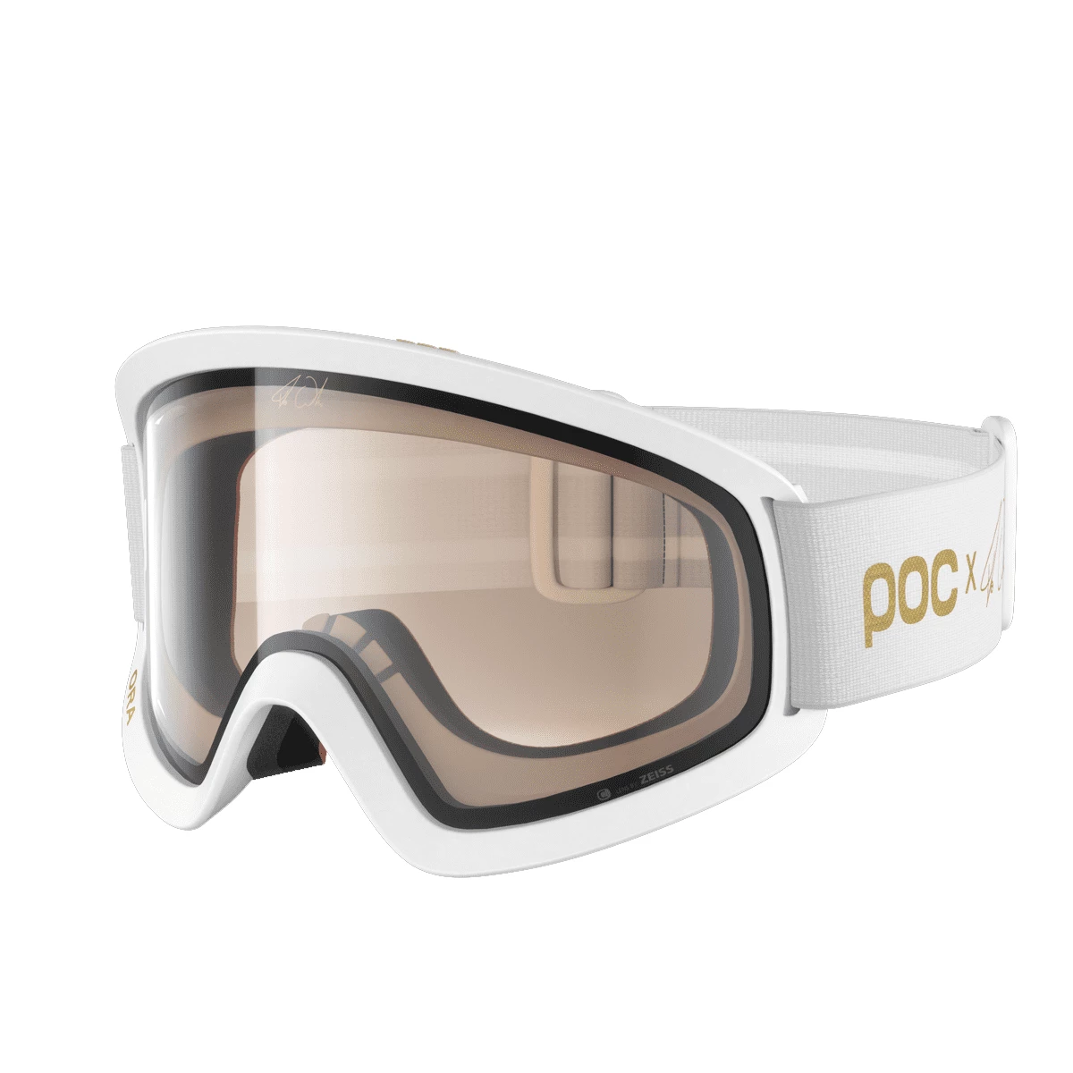 POC Ora Clarity Fabio Wibmer Édition Limitée - Blanc/Or 3 POC Ora Clarity Fabio Wibmer Édition Limitée - Blanc/Or