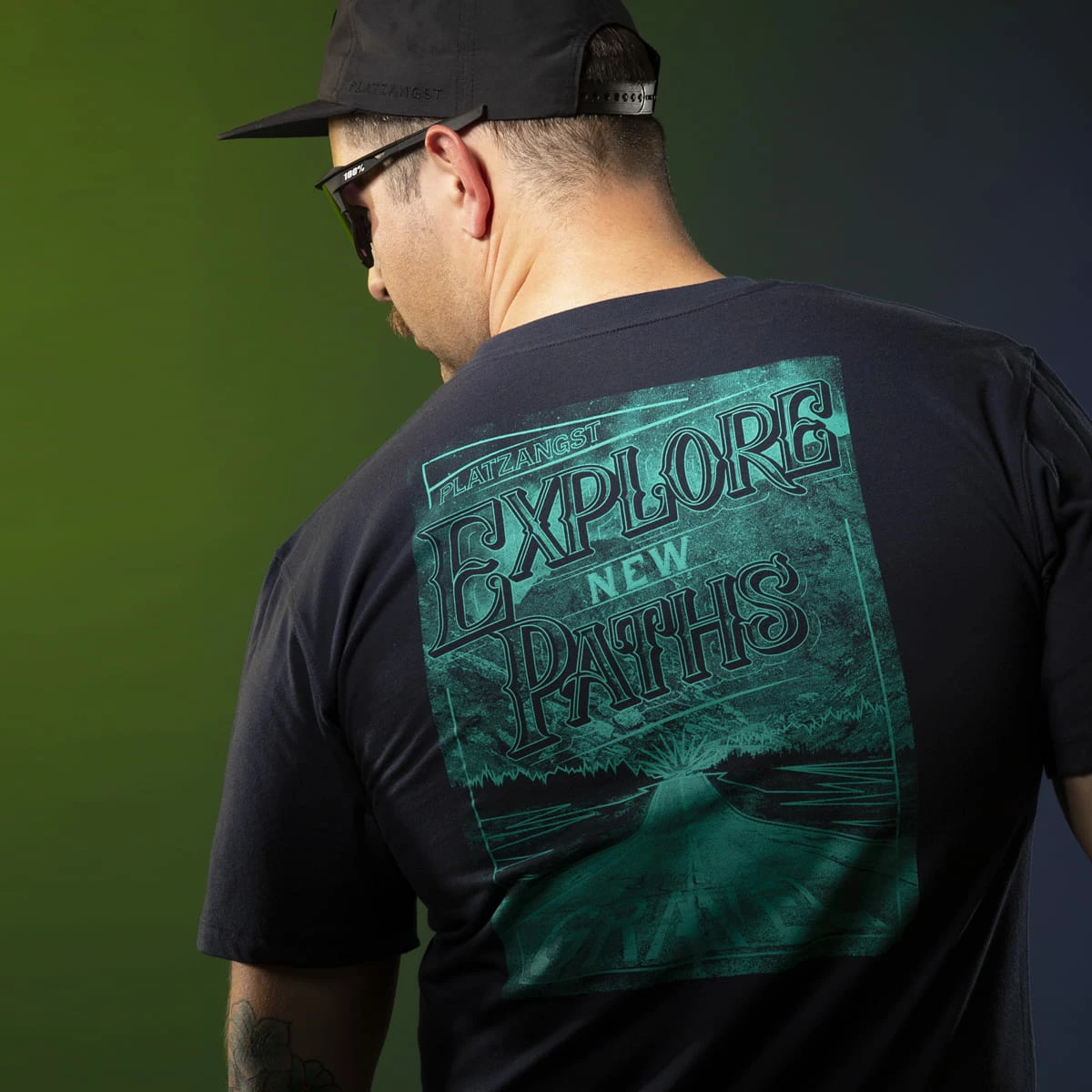 PLATZANGST T-Shirt Explore - Bleu 5 PLATZANGST T-Shirt Explore - Bleu – Image 3