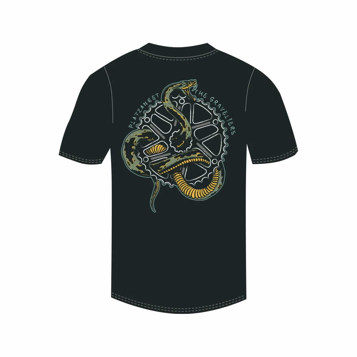 PLATZANGST T-shirt "Snake" - Vert 4 PLATZANGST T-shirt "Snake" - Vert – Image 2