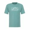 PLATZANGST T-shirt Avec Logo De La Montagne - Bleu