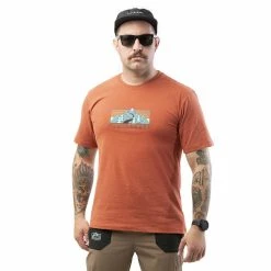 PLATZANGST T-Shirt Logo Gravel - Orange