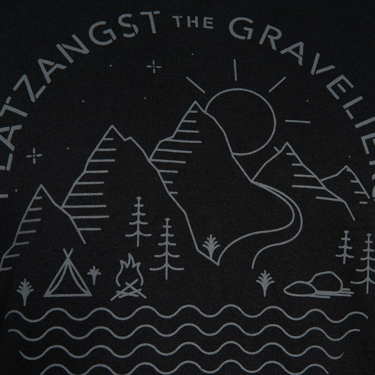 PLATZANGST T-Shirt Graveliers - Noir 4 PLATZANGST T-Shirt Graveliers - Noir – Image 2
