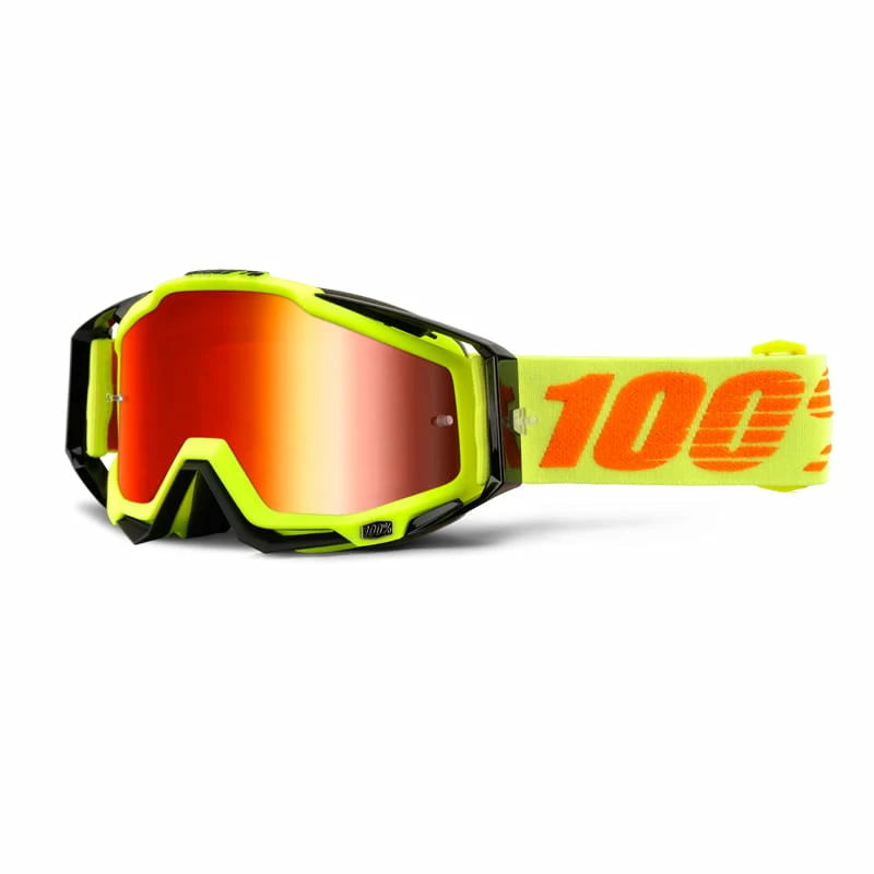 100% Lunettes De Protection Racecraft Anti Fog Mirror Lens - Attack Yellow 3 100% Lunettes De Protection Racecraft Anti Fog Mirror Lens - Attack Yellow
