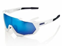 100% Speedtrap - Lentilles HiPER Mirror - Blanc Mat