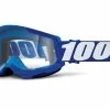 100% Strata 2 Goggle - Lentille Claire - Bleu -Lunettes boutique en ligne Strata2Goggle ClearLens blue 1