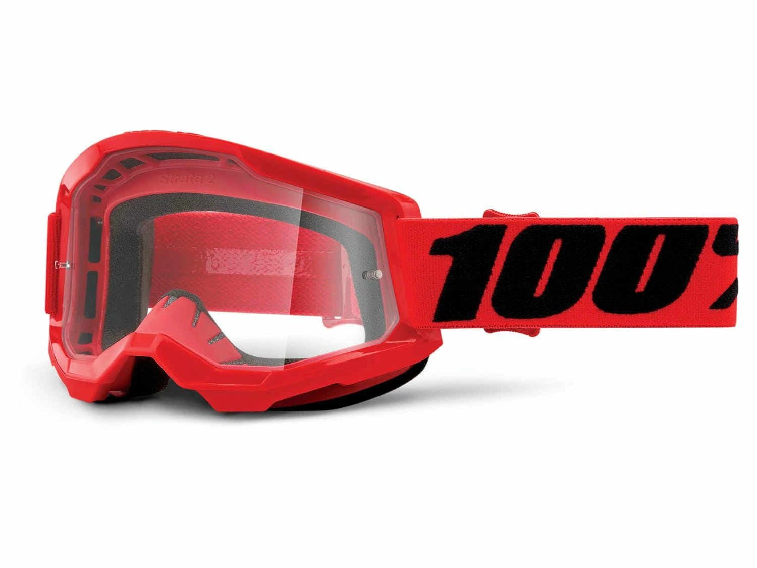 100% Strata 2 Goggle - Lentille Claire - Red 3 100% Strata 2 Goggle - Lentille Claire - Red