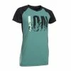ION Tee-shirt SS Lettres Scrub AMP WMS - Vert De Mer -Lunettes boutique en ligne Tee SS Letters gre