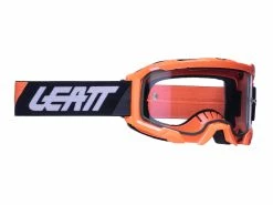 LEATT Velocity 4.5 Goggle Lentille Anti-buée Neon Orange/Clear