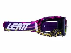 LEATT Velocity 5.5 Goggle Verres Anti-buée Zebra Neon LT Grey