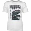 Bombtrack T-shirt Terrain - Blanc -Lunettes boutique en ligne bombtrack terrain t shirt white black print 2 1093455